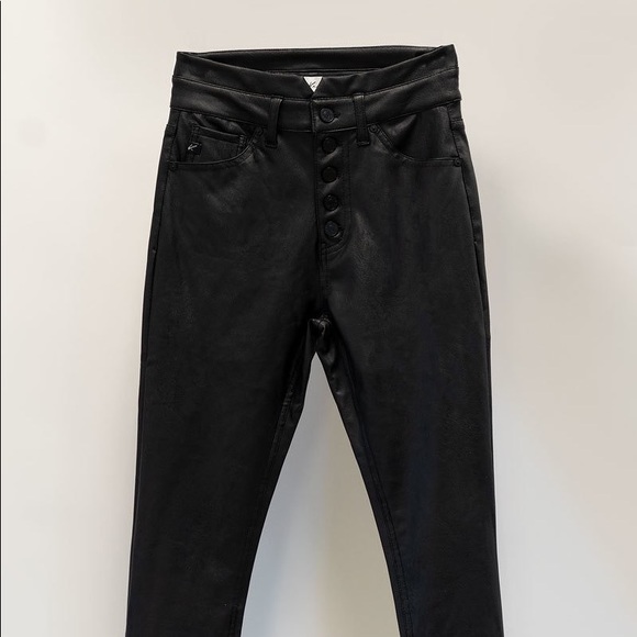 HIGH RISE PU ANKLE SKINNY - Picture 2 of 5
